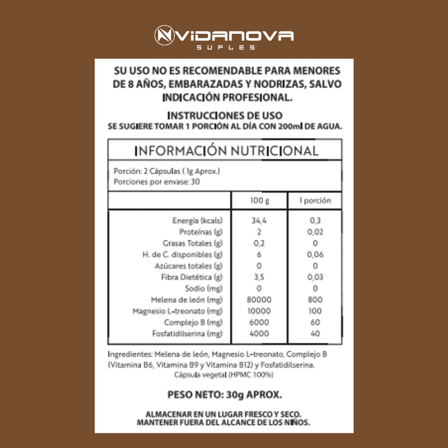 MELENA DE LEON FORTIFICADA